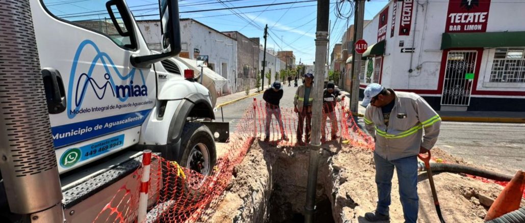Rehabilita MIAA alcantarillado en El Encino, con lo que se evitarán brotes residuales