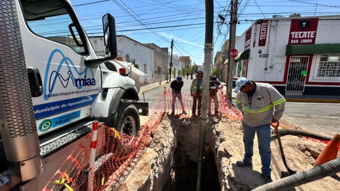 Rehabilita MIAA alcantarillado en El Encino, con lo que se evitarán brotes residuales