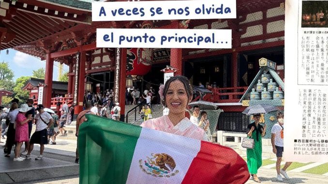 Yulissa hizo realidad su sueño de viajar a Japón, gracias a las Becas de Movilidad del Gobierno del Estado