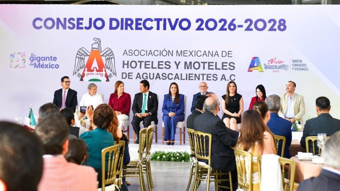 Gobernadora Tere Jiménez Toma Protesta a nuevo Consejo de Hoteles y Moteles de Aguascalientes