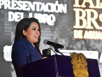Gobernadora Tere Jiménez encabeza presentación de "Herencia herrada, paisaje bravo de Aguascalientes", libro sobre legado taurino del Estado