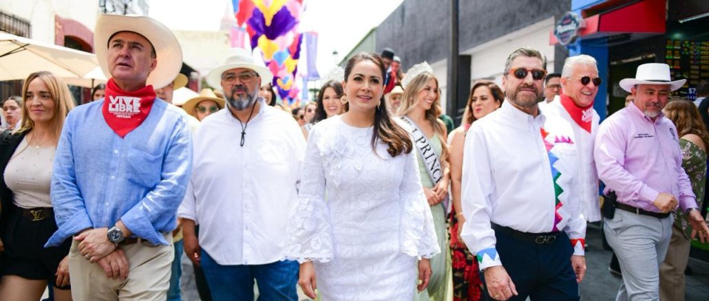 Inaugura Gobernadora Tere Jiménez la FNSM 2026 con tradicional recorrido