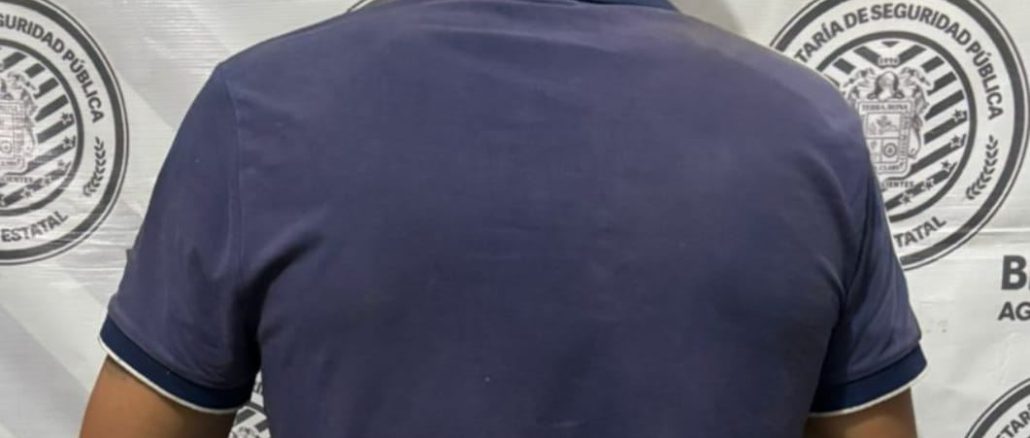 Policías del Mando Coordinado detienen a sujeto acusado de violencia de género en el Municipio de San José de Gracia