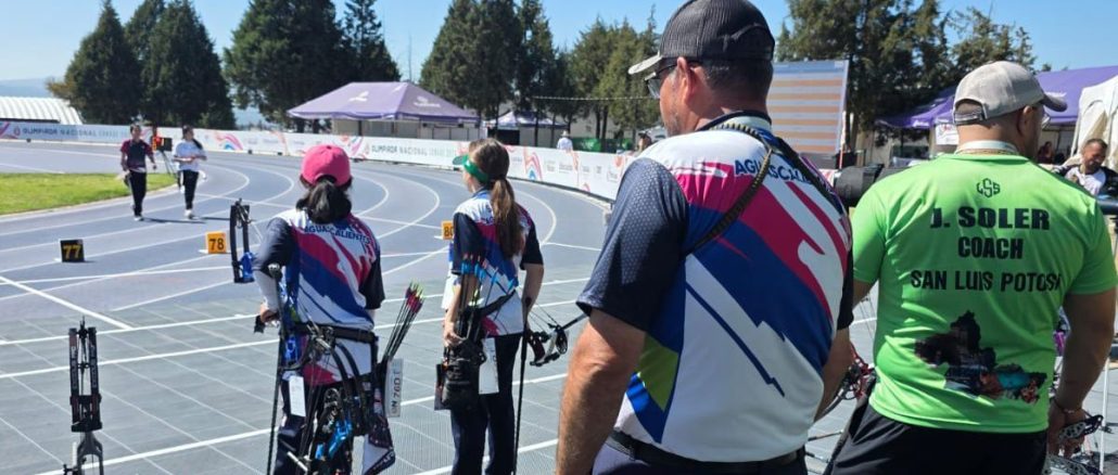 Medallistas hidrocálidos de tiro con arco en la Olimpiada Nacional