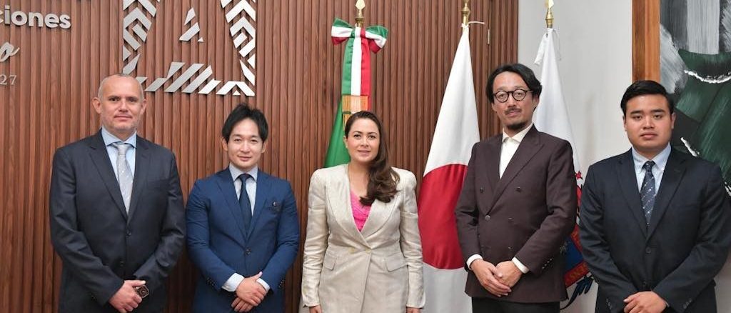 Gobernadora Tere Jiménez se reúne con Chiaki Kobayashi, director general de la oficina de JICA en México
