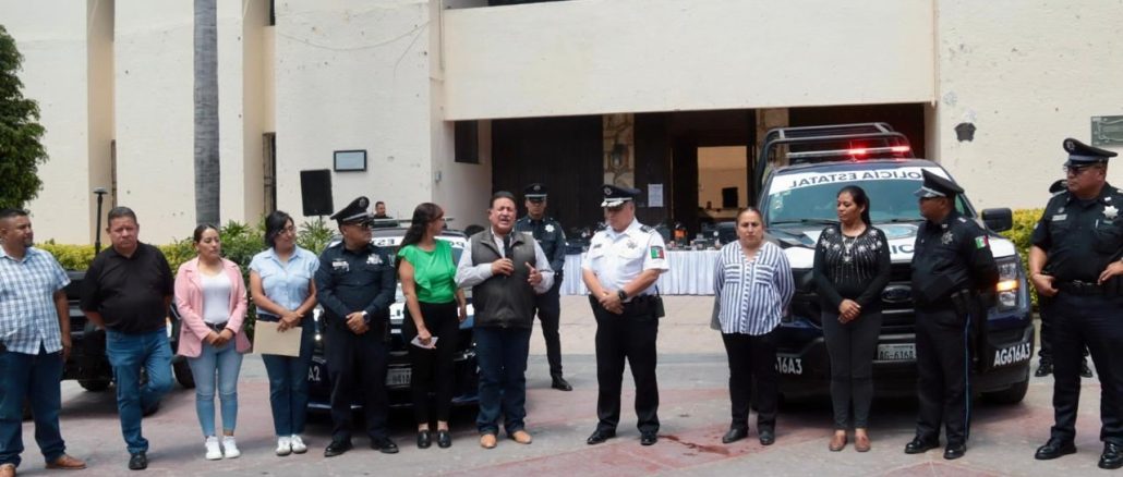 Se entregan patrullas en el Municipio de Asientos com parte del Plan de Seguridad y Justicia "Blindaje Aguascalientes"