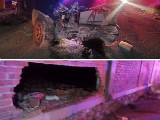 Policía Vial atiende choque contra objeto fijo en Ciudad Industrial