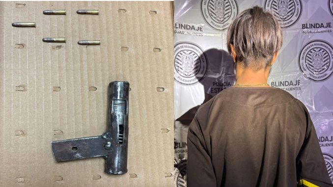 Policías del Mando Coordinado detuvieron a una persona que tenía en su poder un arma corta hechiza en el Municipio de SFR