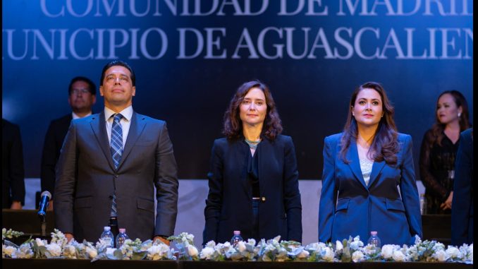 Reconoce Ayuntamiento de Aguascalientes a la Señora Isabel Díaz Ayuso