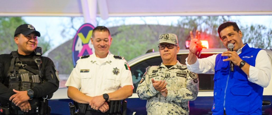 Entrega Leo Montañez nueva patrulla al Destacamento Insurgentes para fortalecer la Seguridad