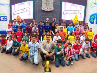 Encabeza Leo Montañez Sorteo del Torneo de Futbol Soccer "Mundialito en la Ciudad de Tu Vida"