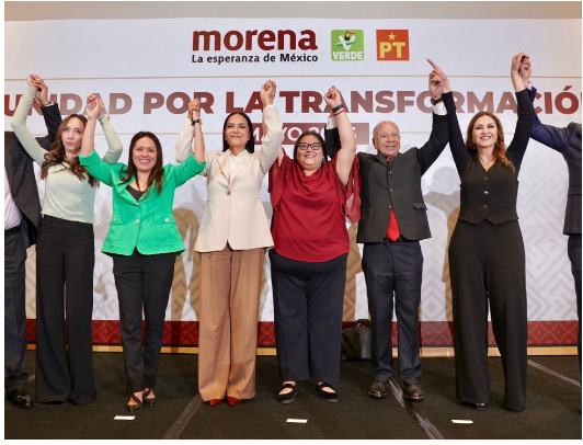Morena, PT y PVEM mantendrán coalición rumbo a las elecciones 2027