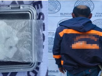 Policías del Mando Coordinado detienen en una gasolinera del Municipio de Asientos a persona que tenía en su poder sustancia granulada