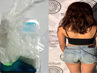En poder de envoltorios que contenían sustancia granulada al parecer cristal fue detenida una Mujer en Pabellón de Arteaga por Elementos del Mando Coordinado