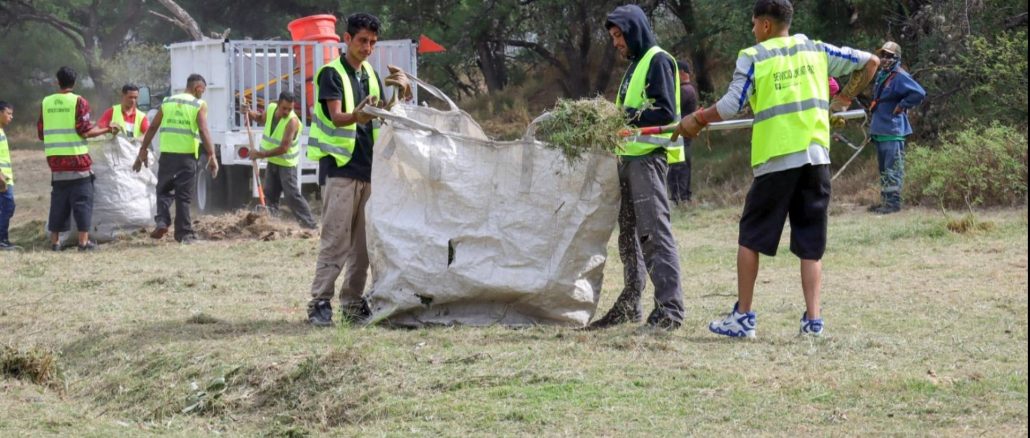 Participa Municipio de Aguascalientes en Mega operativo de limpieza y rehabilitación en el Río San Pedro