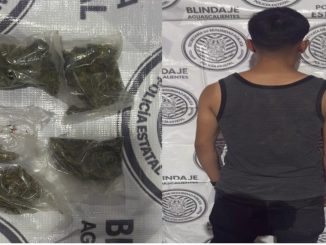 Policías del Mando Coordinado detuvieron a sujeto en poder de envoltorios con hierba verde