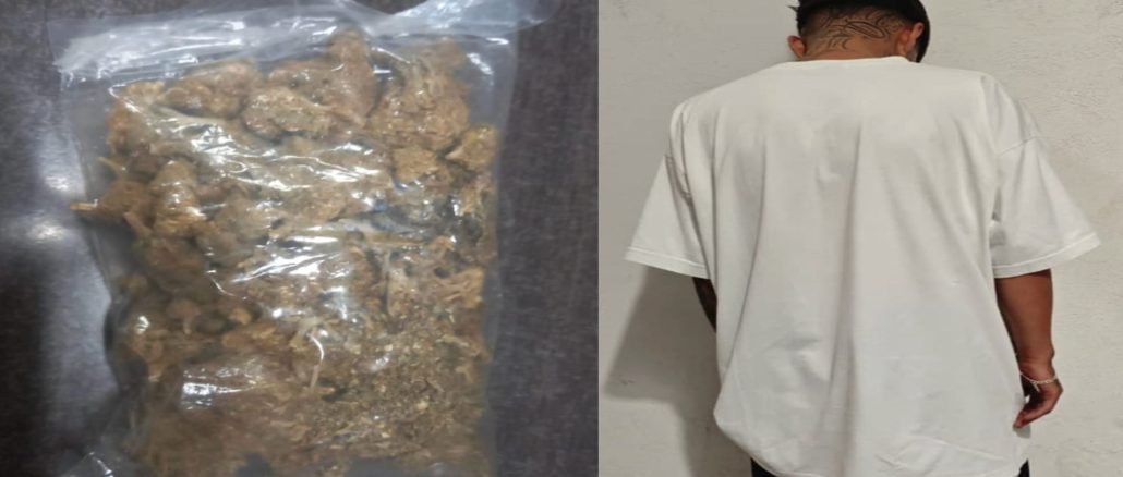 Tras persecución a pie tierra, presunto distribuidor de sustancias al parecer ilícitas fue detenido por Policías Estatales en la colonia Insurgentes