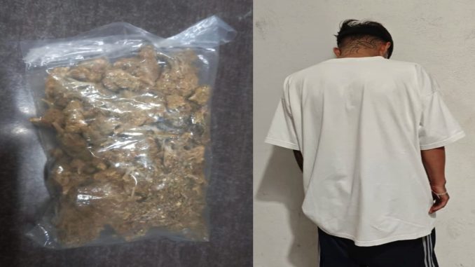 Tras persecución a pie tierra, presunto distribuidor de sustancias al parecer ilícitas fue detenido por Policías Estatales en la colonia Insurgentes