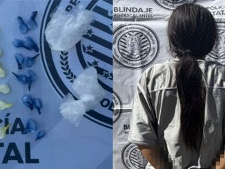 Policías Estatales detuvieron en VNSA a Mujer que tenía en su poder 28 envoltorios con sustancia granulada al tacto