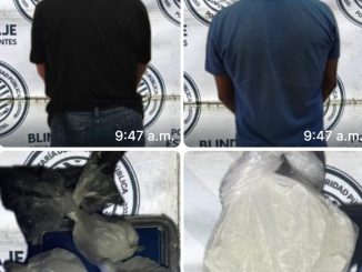 Policías del Mando Coordinado detienen en el Municipio de Jesús María a dos personas en poder de envoltorios con sustancia granulada