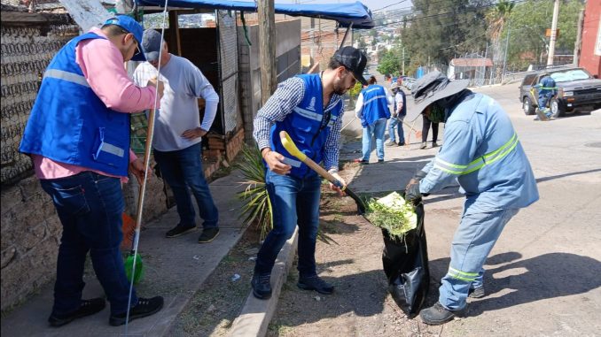 Municipio de Aguascalientes llevó a cabo un Mega Operativo de limpieza al oriente de la ciudad