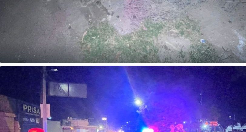 Policía Vial atiende caída de motocicleta en Av. Ruiz Cortines que dejó una persona lesionada