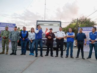 Entrega Leo Montañez nueva patrulla para reforzar Seguridad en Pilar Blanco y Potreros del Oeste