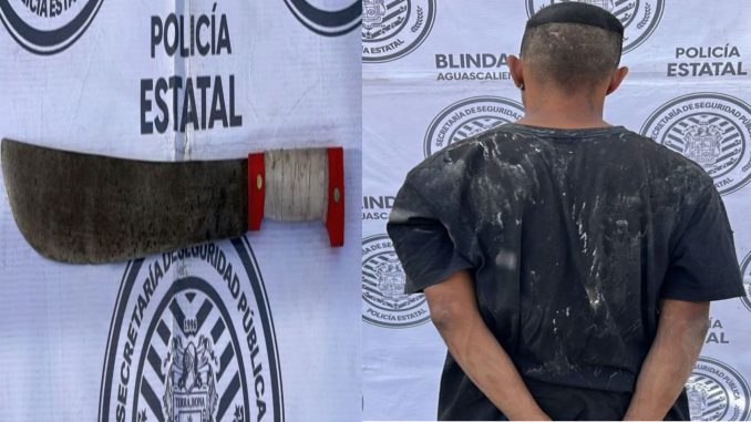 Policías Estatales detienen a sujeto en poder de un arma prohibida en VNSA