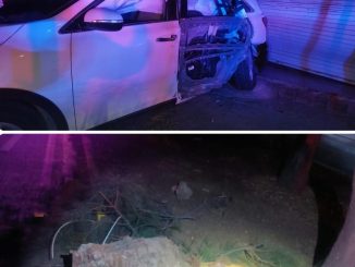 Policía Vial atiende choque contra objeto fijo en Blvd. Adolfo Ruiz Cortines
