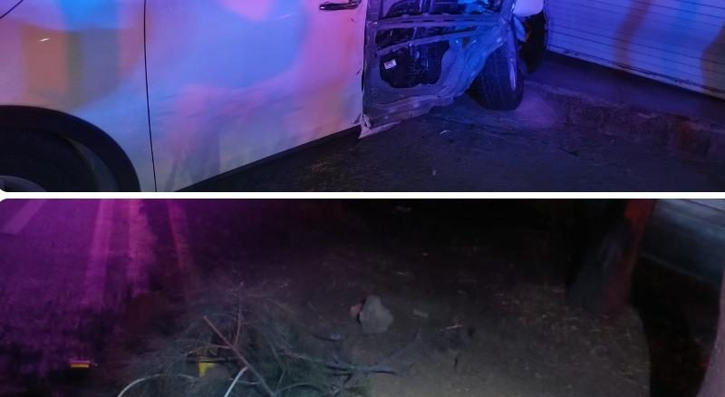 Policía Vial atiende choque contra objeto fijo en Blvd. Adolfo Ruiz Cortines