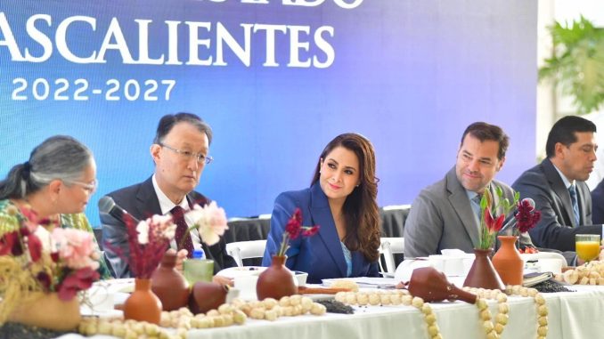 Gobernadora Tere Jiménez refuerza relación con Empresarios Japoneses y destaca a Aguascalientes como destino de inversión