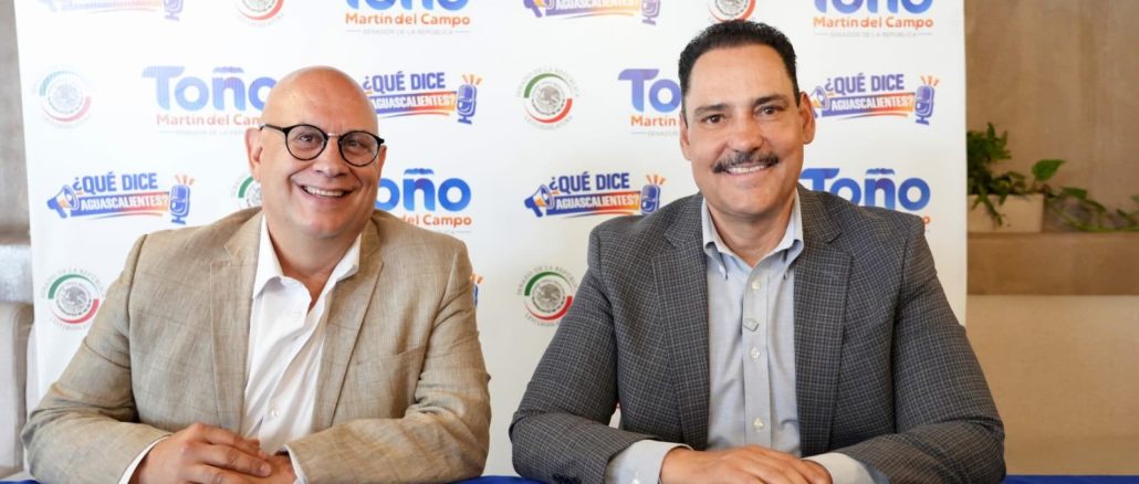 Senador Toño Martín del Campo anuncia Foro "¿Qué dice Aguascalientes?" y Agenda internacional en Washington