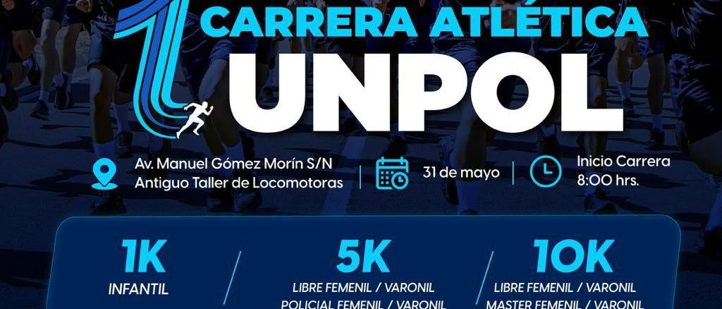 🏃‍♂️ UNPOL te invita a formar parte de su Carrera Atlética