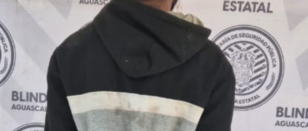Policías Estatales detuvieron a sujeto que tiene una orden de aprehensión vigente por delitos contra la salud en el Estado de Zacatecas