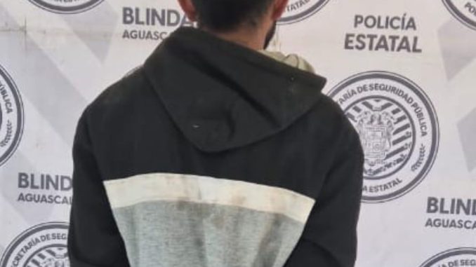 Policías Estatales detuvieron a sujeto que tiene una orden de aprehensión vigente por delitos contra la salud en el Estado de Zacatecas