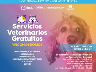🐾💚 ¡Servicios veterinarios gratuitos este 29 de mayo en Rincón de Romos!