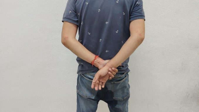 Sujeto señalado por violencia familiar es detenido por la Policía Municipal en el fraccionamiento Lunaria