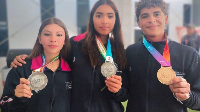 Aguascalentenses ganan tres Medallas en Patines de velocidad