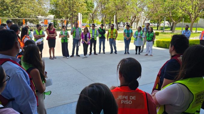 Comunidad de la UAA participa con éxito en el Primer Simulacro Nacional 2026