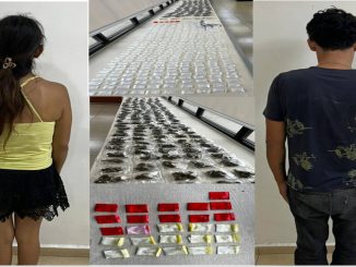 Policías Estatales en coordinación con Policías Municipales de Tepezalá detuvieron a dos personas en poder de sustancias ilícitas