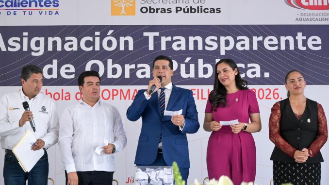 Asigna Municipio de Aguascalientes obras del Presupuesto Participativo a constructores locales para fortalecer la economía