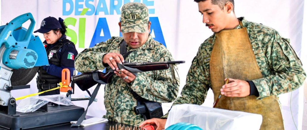 Regresa Campaña "Sí al Desarme, Sí a la Paz", de SEDENA y Municipio de Aguascalientes