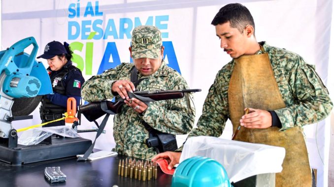 Regresa Campaña "Sí al Desarme, Sí a la Paz", de SEDENA y Municipio de Aguascalientes