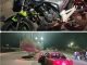 Policía Vial atiende choque entre motocicleta y automóvil en el fraccionamiento Villa Natura