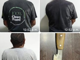 Tres personas que ocasionaron lesiones a dos uniformados de la Policía Estatal fueron detenidos, les aseguraron un arma blanca