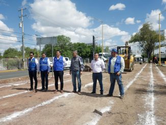 Arranca Leo Montañez rehabilitación del camellón central de la Av. José María Chávez