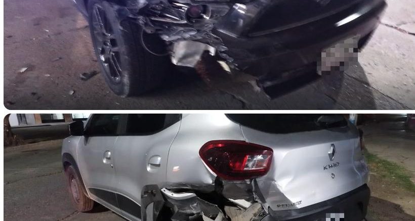 Policía Vial atiende choque entre dos vehículos en e fraccionamiento Boulevares
