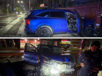 Policía Vial atiende choque contra objeto fijo en Boulevard Luis Donaldo Colosio