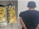 Sujeto en poder de bolsas con hierba verde al parecer marihuana fue detenido por Policías Estatales