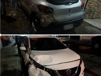 Conductor impacta vehículo estacionado y atropella a una peatón en la colonia Estrella